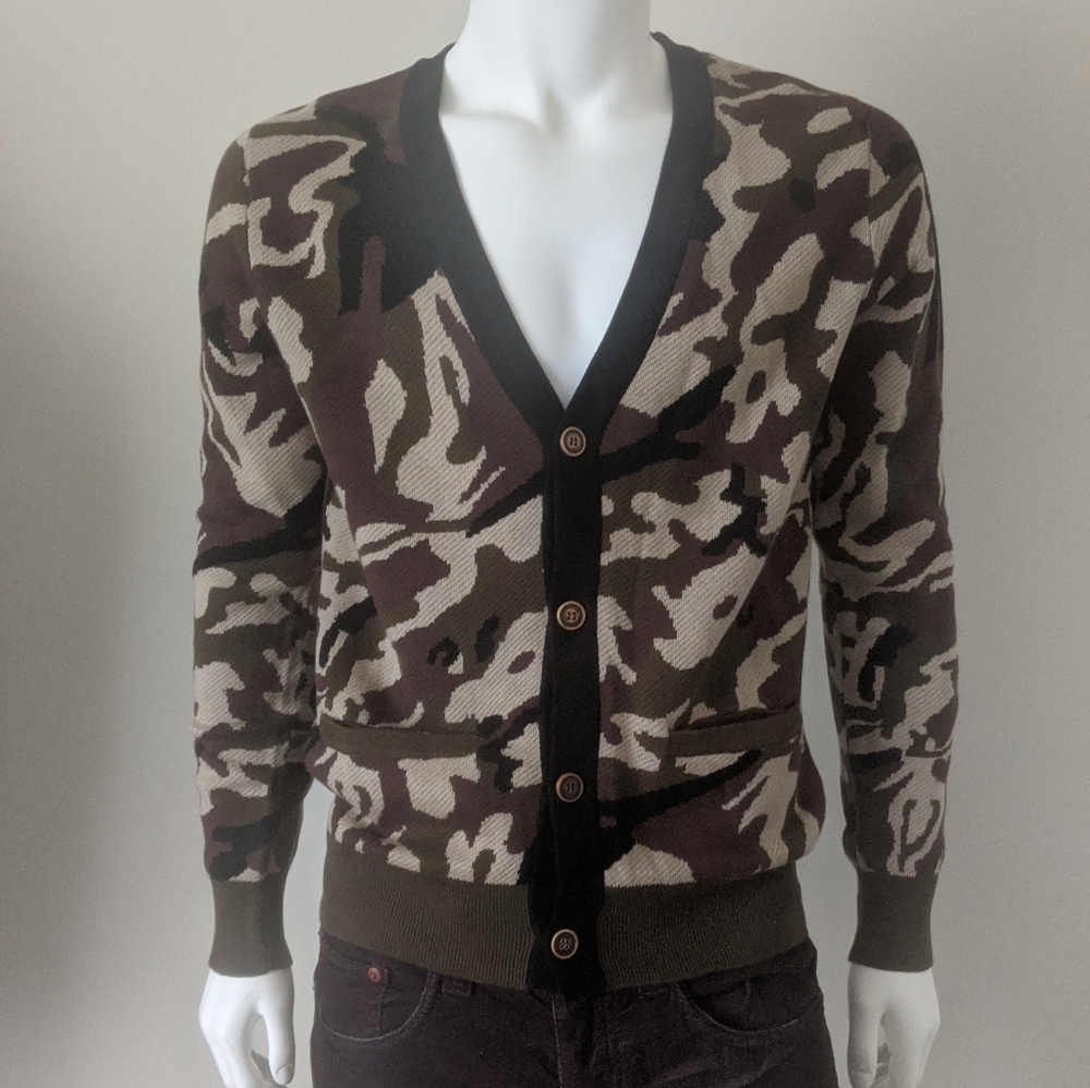 THIRD & ARMY Camo Cardigan NWT!!